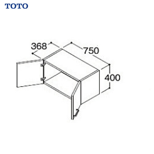 洗面化粧台 Vシリーズ ウォールキャビネット 間口750 TOTO