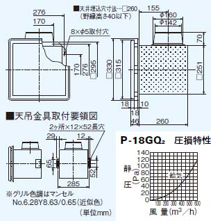 V䖄^CpO OH MITSUBISHI [P-18GQ2] Wt[ht@pVXe