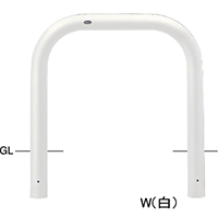 アーチ 交換用本体のみ φ101.6(t4.2)×W2000×H800mm カラー:白 [FAA