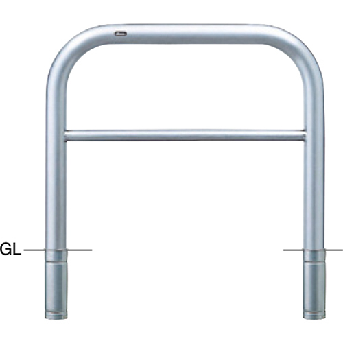アーチ 車止め 交換用本体のみ φ76.3(t3.0)×W1000×H800mm カラー