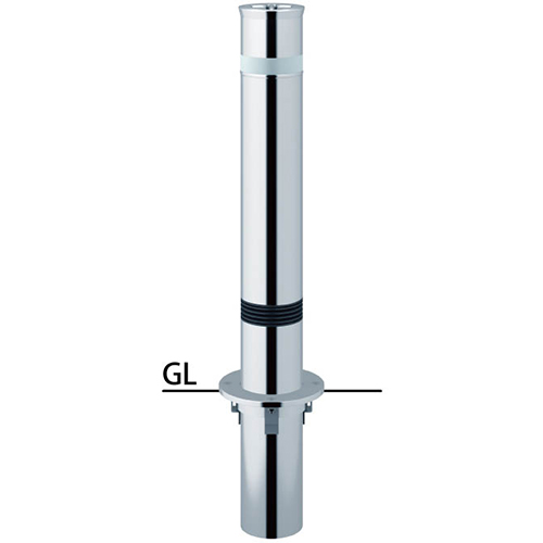 t^[ Ԏ~ 114.3(t2.5)~H700mm J[:XeX [LA-12US] T|[ 󒍐Yi LZs [1 [J[