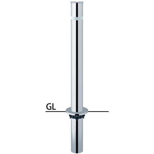 t^[ Ԏ~ 76.3(t2.0)~H700mm J[:XeX [LA-8UC-E] T|[ 󒍐Yi LZs [1 [J[