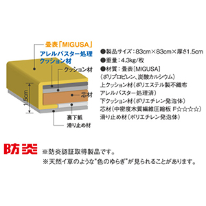 ZLXC u MIGUSA  [A-**] AoX^[ 830~830mm 󒍐Yi @ll [J[