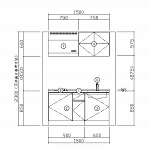 RpNgLb` Rpi nEXebN [ESK-D1501T-A-01q/k85HG L/P] I^ Ԍ150cm J 1KXR(PD-100H-B) [J[