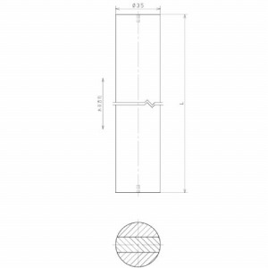 p肷 BAUHAUS 35OXۖ_ 2m }cZ [BB-GD22] 35~2000mm DI[N [J[4gz ԏn @ll [J[