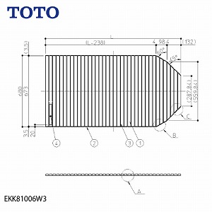 Ct^ 1200Vc^[tW TOTO [EKK81006W3] oX C