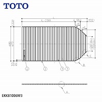 Ct^ 1200Vc^[tW TOTO [EKK81006W3] oX C