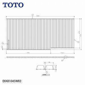 Ct^ Vc^[CW TOTO [EKK81045W(R/L)3] oX C